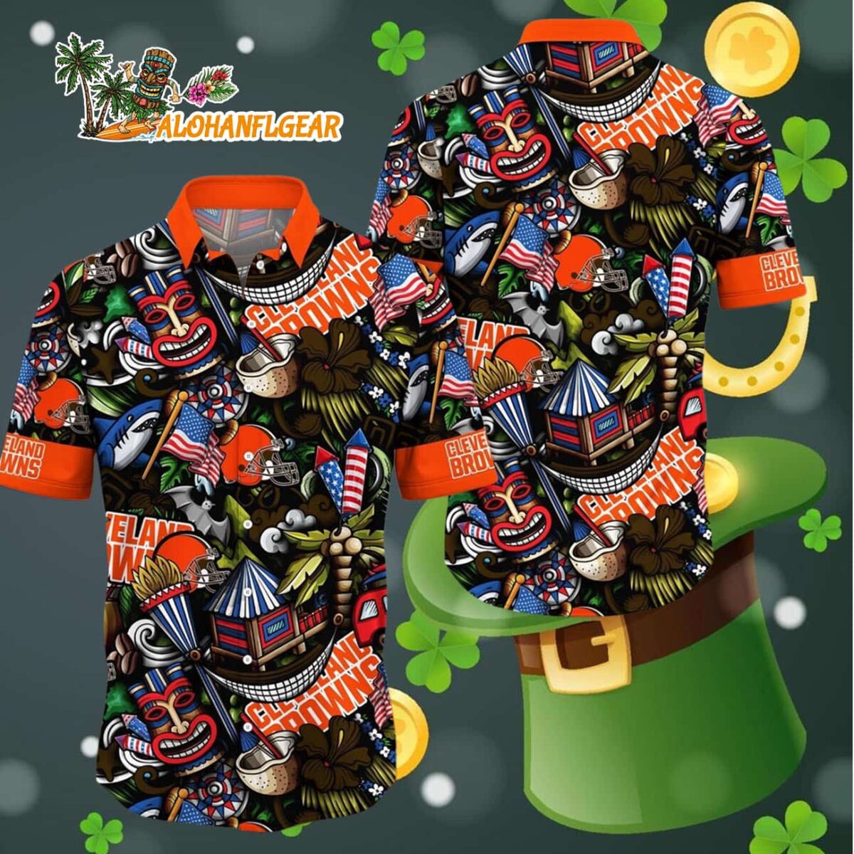 Cleveland Browns Tiki Me Off Hawaiian ShirtCleveland Browns Aloha Shirt 4 Cleveland Browns Tiki Me Off Hawaiian ShirtCleveland Browns Aloha Shirt 4