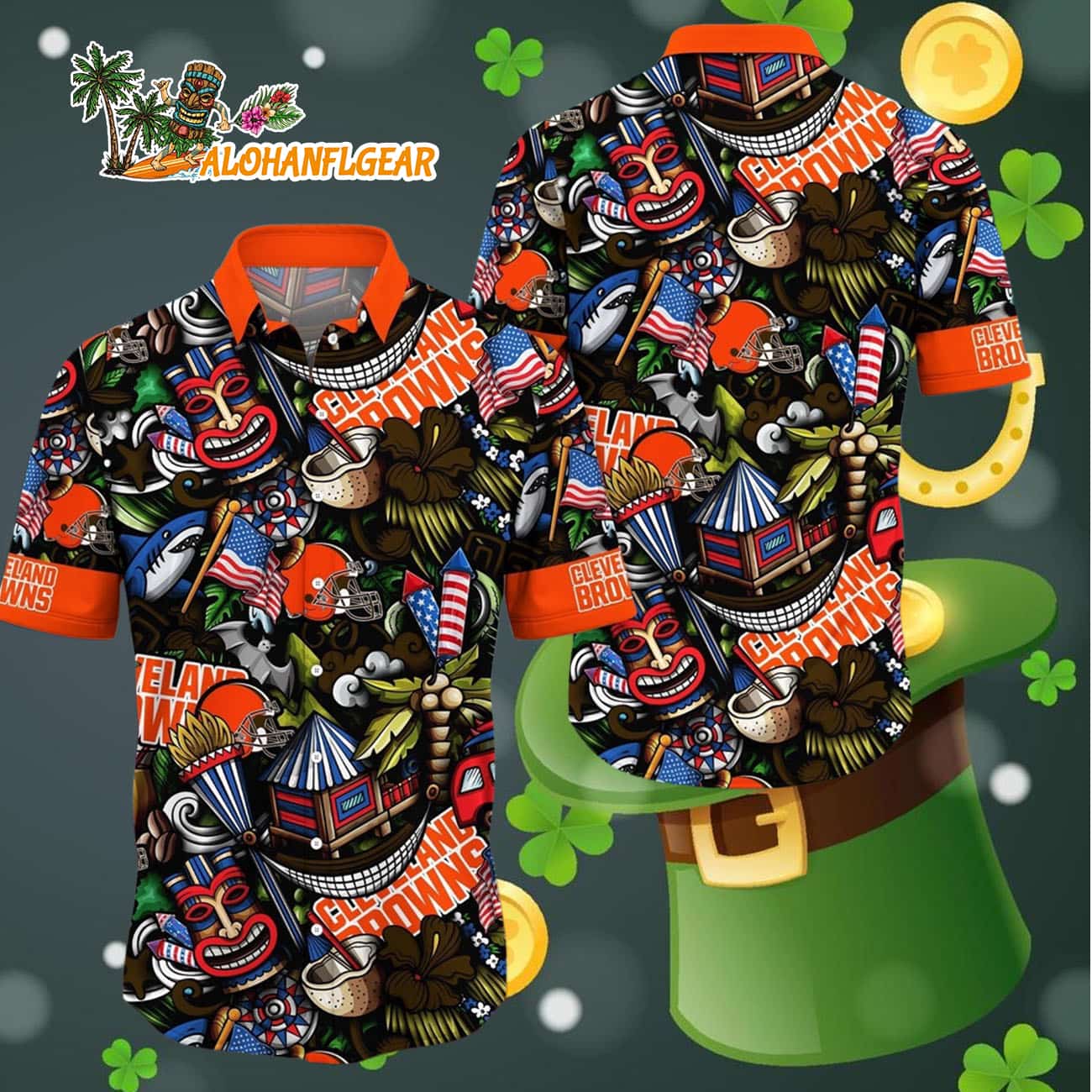 Cleveland Browns Tiki Me Off Hawaiian ShirtCleveland Browns Aloha Shirt Cleveland Browns Tiki Me Off Hawaiian ShirtCleveland Browns Aloha Shirt