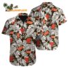 Cleveland Browns Tropical Leafs Designs Hawaiian ShirtCleveland Browns Aloha Shirt 1