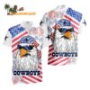Dallas Cowboys American Eagle Emblem Hawaiian Shirt Dallas Cowboys Aloha Shirt 1