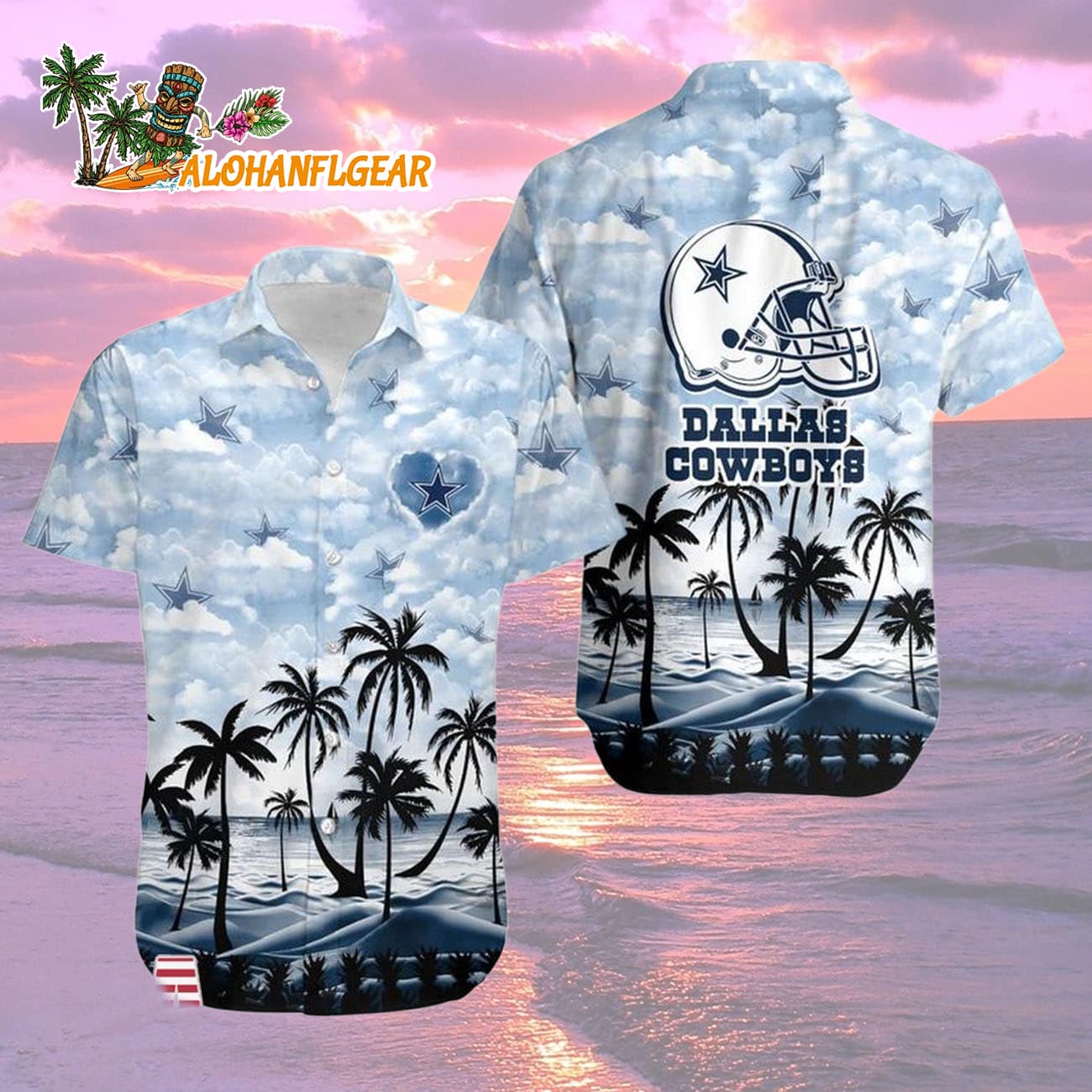 Dallas Cowboys Coconut Palms Limited Edition Hawaiian Shirt, Dallas Cowboys Aloha Shirt Dallas Cowboys Coconut Palms Limited Edition Hawaiian Shirt, Dallas Cowboys Aloha Shirt