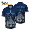 Dallas Cowboys Flamingo And Flower Funny Hawaiian Shirt Dallas Cowboys Aloha Shirt 1