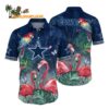 Dallas Cowboys Flamingo And Flower Hawaiian Shirt Dallas Cowboys Aloha Shirt 1