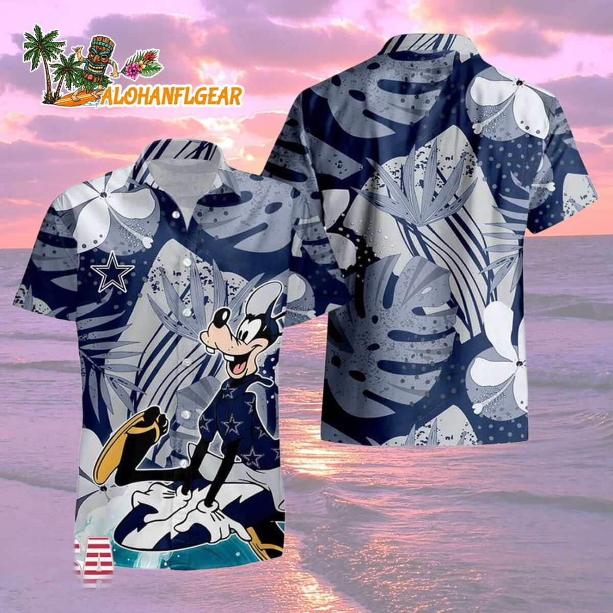 Dallas Cowboys Goofy Disney Limited Edition Hawaiian Shirt, Dallas Cowboys Aloha Shirt 1 Dallas Cowboys Goofy Disney Limited Edition Hawaiian Shirt Dallas Cowboys Aloha Shirt 2