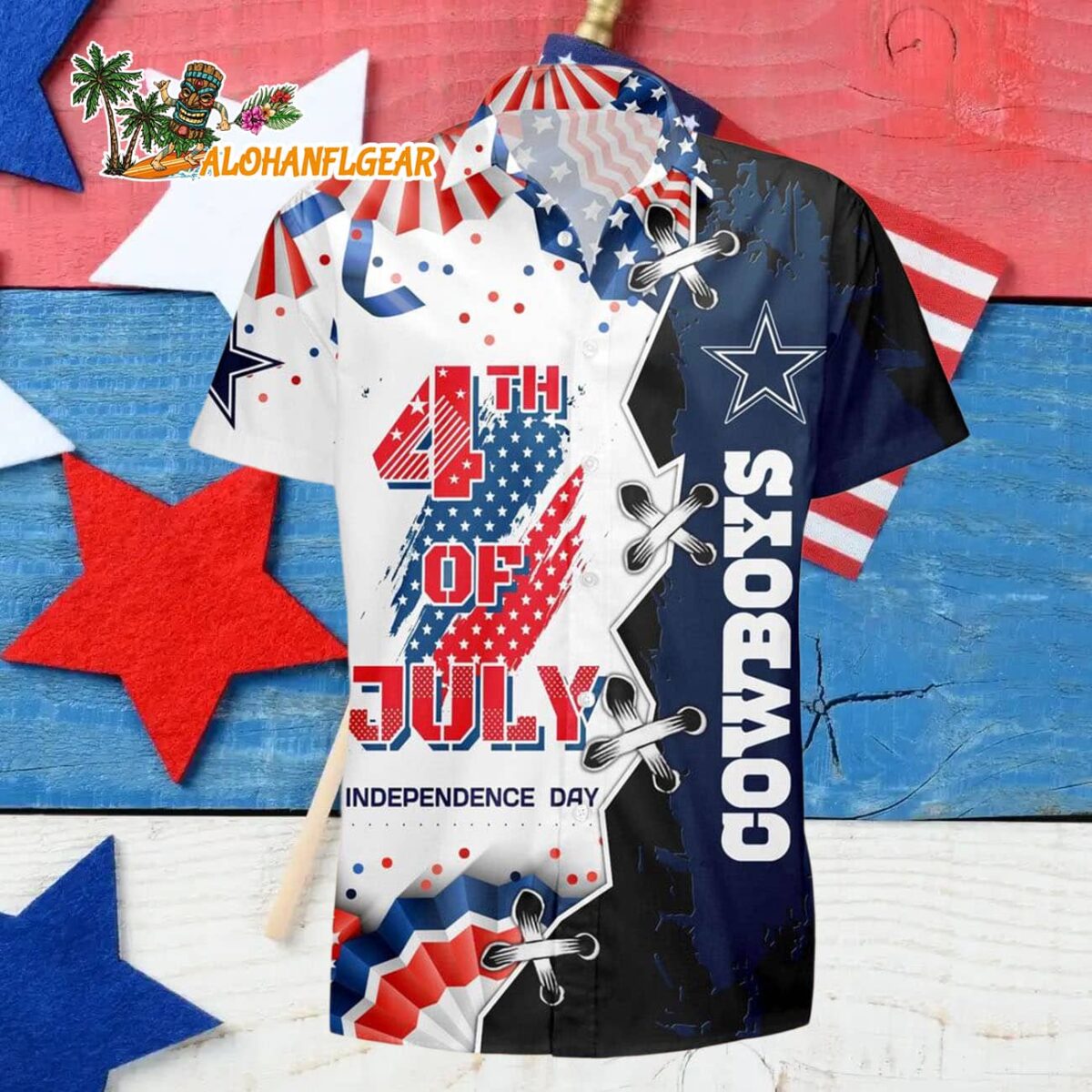 Dallas Cowboys Happy Independence Day Resurgence Hawaiian Shirt NFL Aloha Shirt 4 Dallas Cowboys Happy Independence Day Resurgence Hawaiian Shirt NFL Aloha Shirt 4