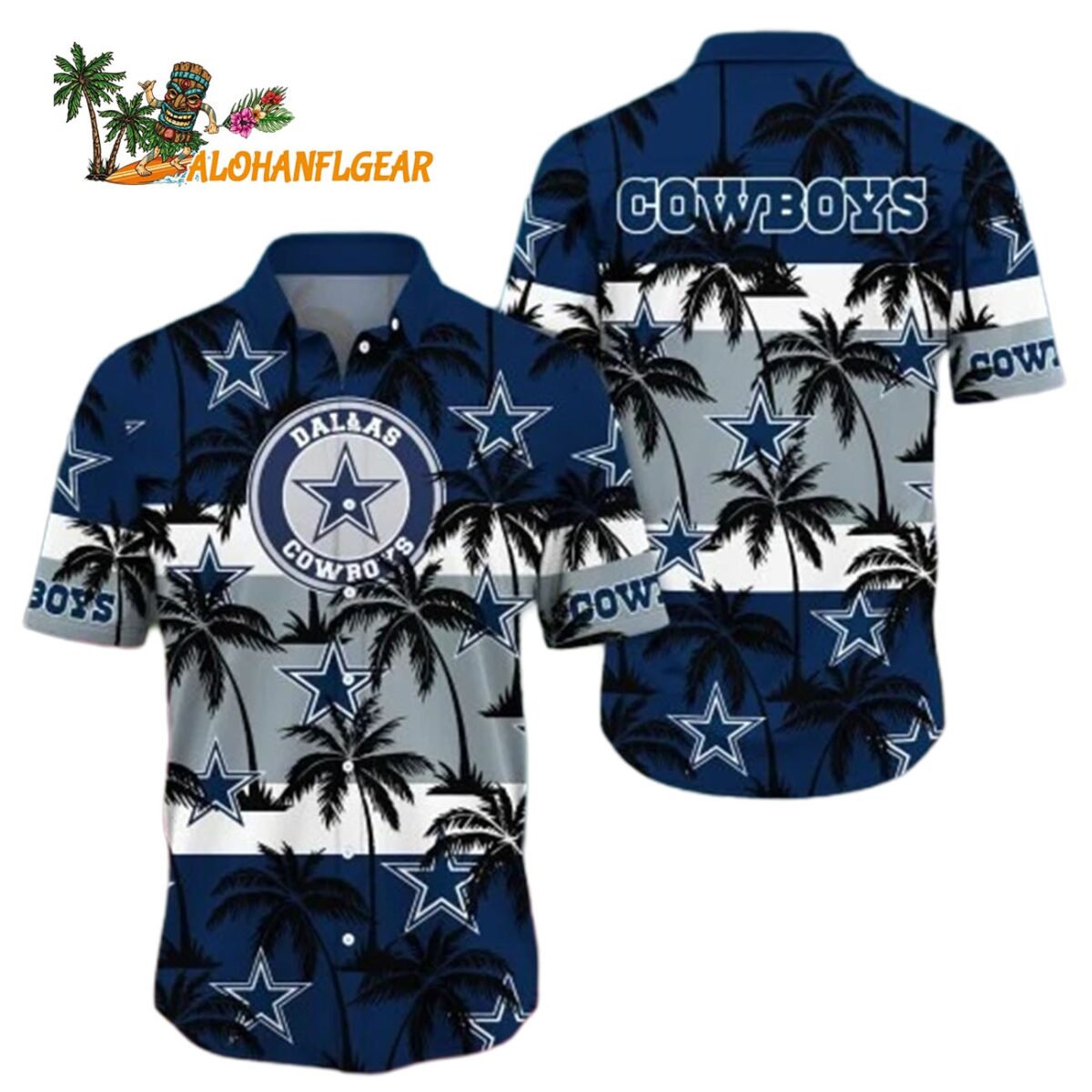 Dallas Cowboys Hawaiian Shirt Trending Summer Gift For Fan Dallas Cowboys Aloha Shirt 1