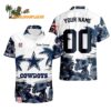 Dallas Cowboys Hibiscus Flower Custom Name Hawaiian Shirt NFL Aloha Shirt 1