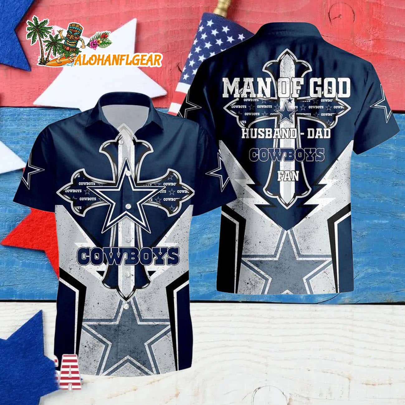 Dallas Cowboys Man Of God Gift For Fathers Day Hawaiian Shirt, Dallas Cowboys Aloha Shirt Dallas Cowboys Man Of God Gift For Fathers Day Hawaiian Shirt, Dallas Cowboys Aloha Shirt
