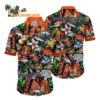 Denver Broncos Flower Tiki Me Off Hawaiian Shirt Denver Broncos Aloha Shirt 1