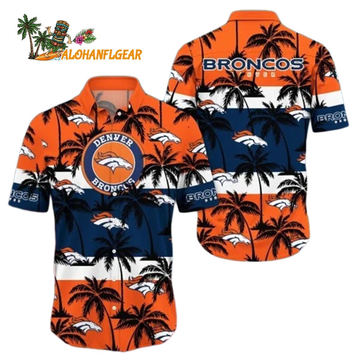 Denver Broncos Hawaiian Shirt Trending Summer Gift For Fan Denver Broncos Aloha Shirt 1