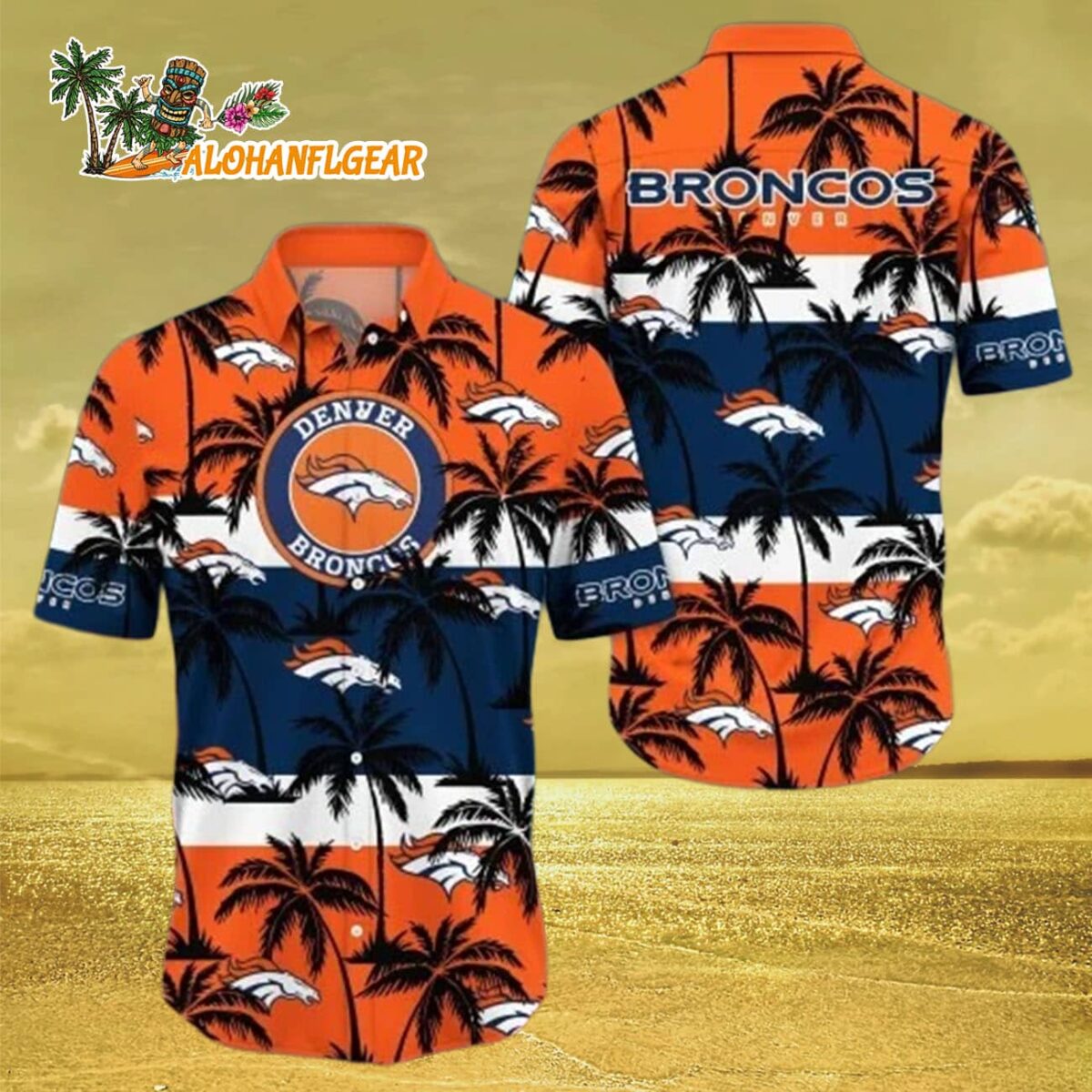Denver Broncos Hawaiian Shirt Trending Summer Gift For Fan Denver Broncos Aloha Shirt 3