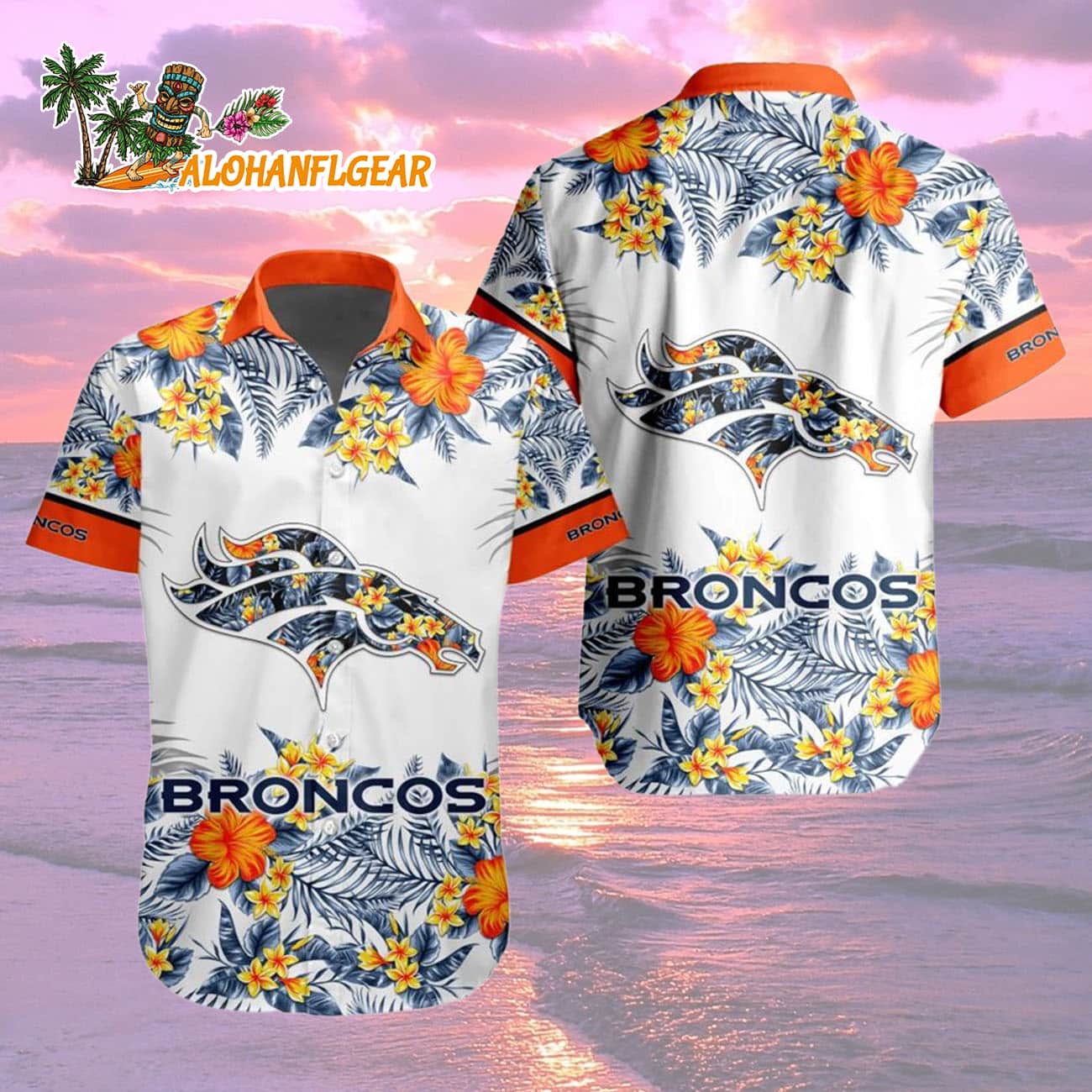 Denver Broncos Special Floral Tropical Team Spirit Hawaiian Shirt, Denver Broncos Aloha Shirt Denver Broncos Special Floral Tropical Team Spirit Hawaiian Shirt, Denver Broncos Aloha Shirt