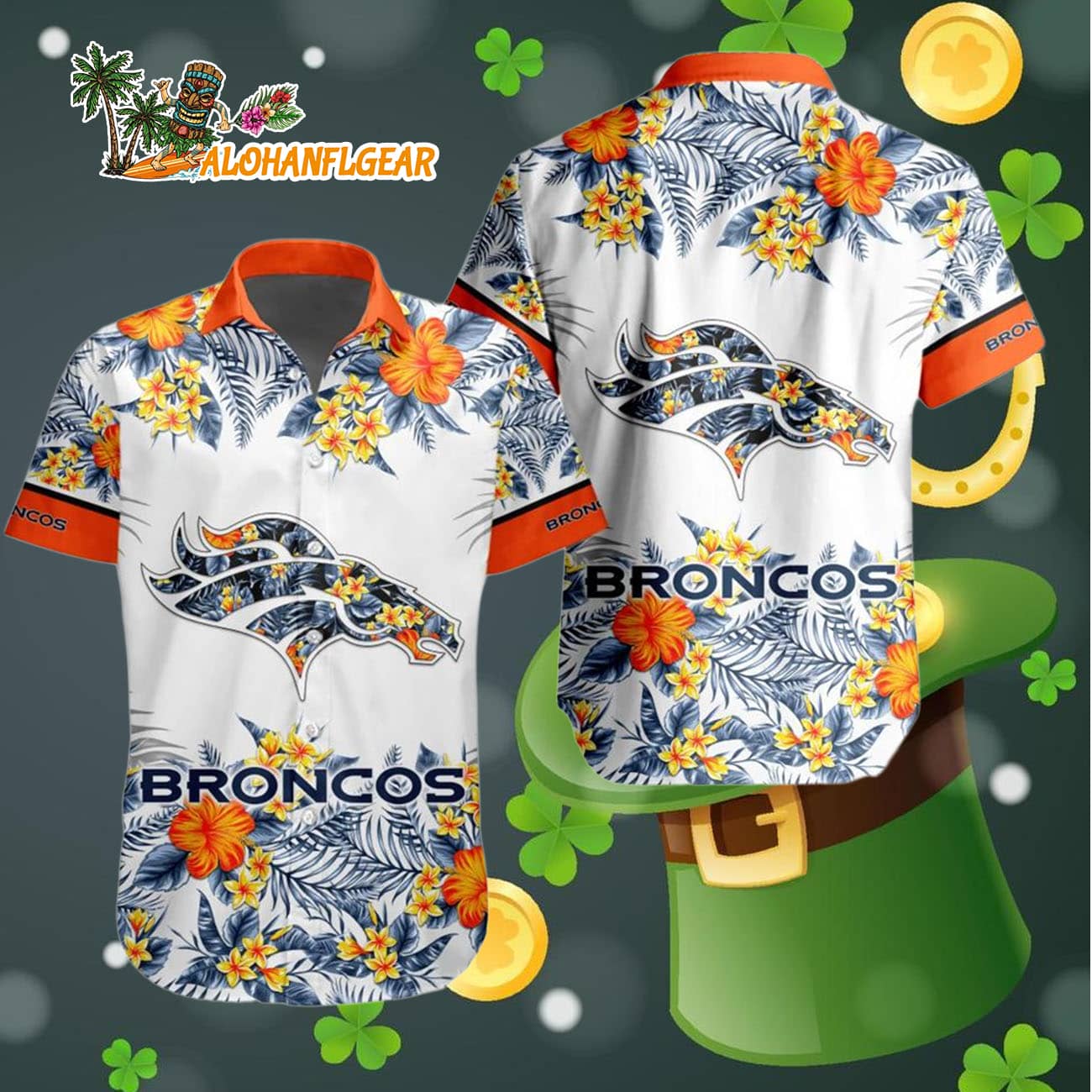 Denver Broncos Special Floral Tropical Team Spirit Hawaiian Shirt, Denver Broncos Aloha Shirt Denver Broncos Special Floral Tropical Team Spirit Hawaiian Shirt, Denver Broncos Aloha Shirt