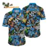 Detroit Lions Flower Tiki Me Off Hawaiian Shirt Detroit Lions Aloha Shirt 1