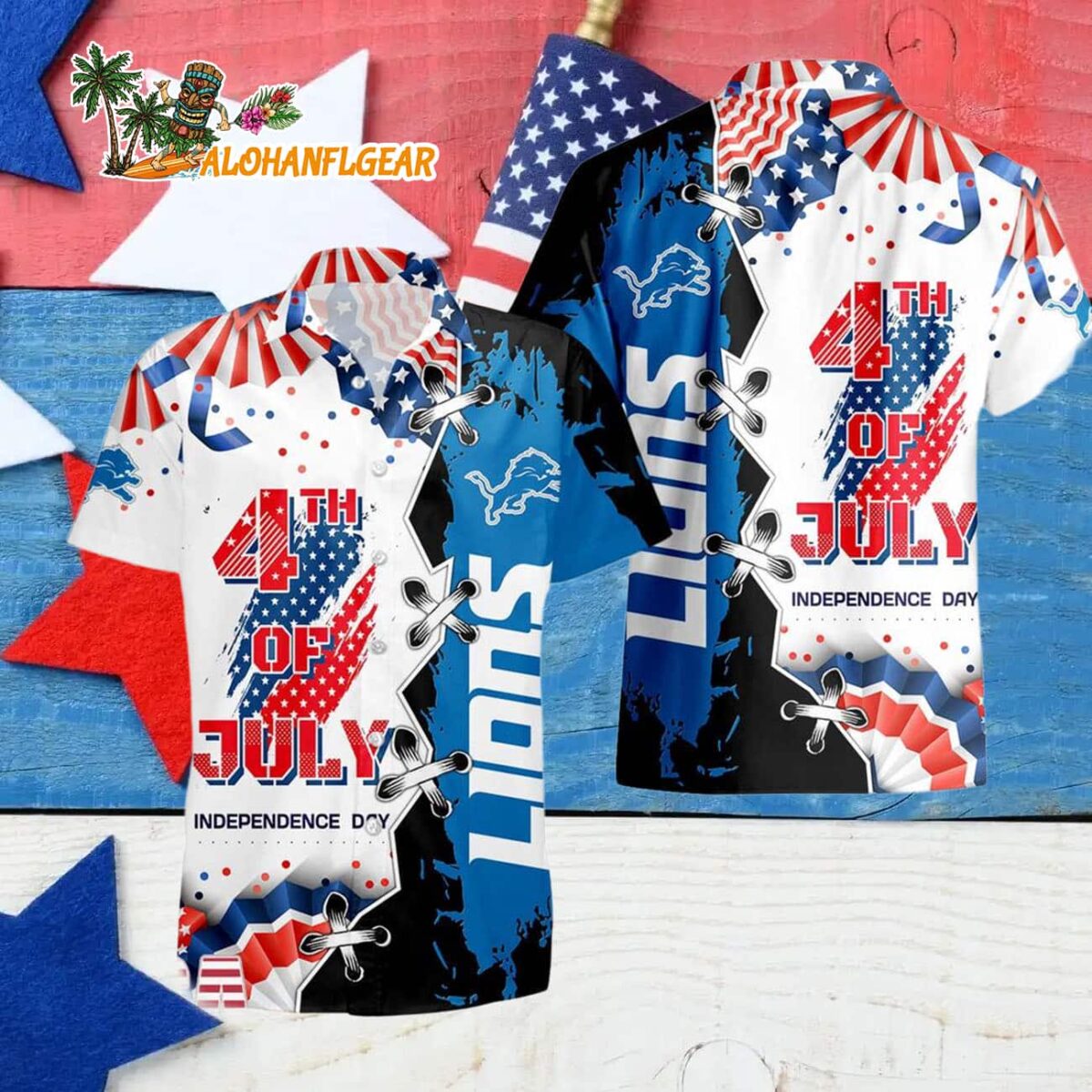 Detroit Lions Happy Independence Day Resurgence Hawaiian Shirt NFL Aloha Shirt 4 Detroit Lions Happy Independence Day Resurgence Hawaiian Shirt NFL Aloha Shirt 4