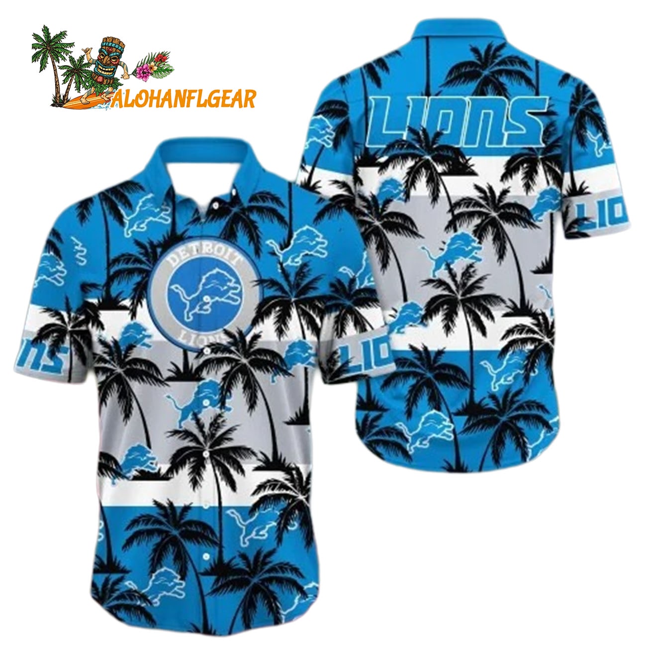 Detroit Lions Hawaiian Shirt Trending Summer Gift For Fan, Detroit Lions Aloha Shirt Detroit Lions Hawaiian Shirt Trending Summer Gift For Fan, Detroit Lions Aloha Shirt