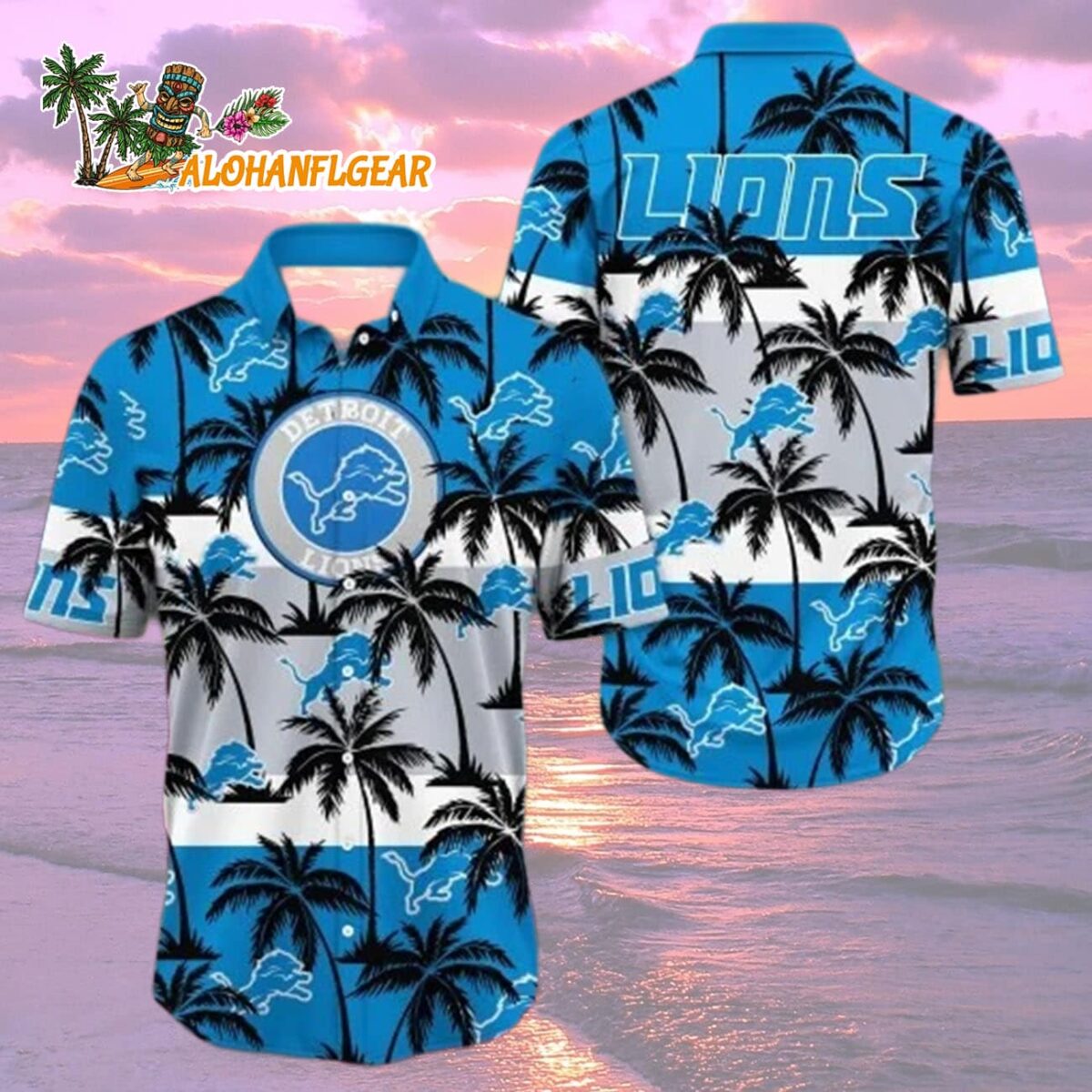 Detroit Lions Hawaiian Shirt Trending Summer Gift For Fan, Detroit Lions Aloha Shirt 1 Detroit Lions Hawaiian Shirt Trending Summer Gift For Fan Detroit Lions Aloha Shirt 2