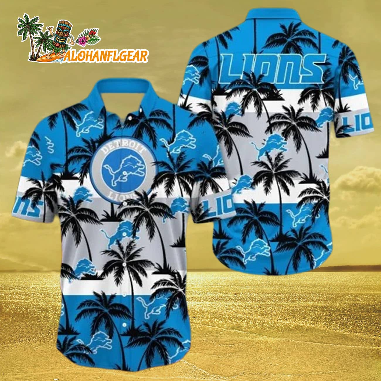 Detroit Lions Hawaiian Shirt Trending Summer Gift For Fan, Detroit Lions Aloha Shirt Detroit Lions Hawaiian Shirt Trending Summer Gift For Fan, Detroit Lions Aloha Shirt