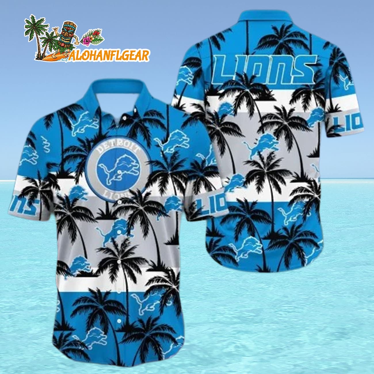 Detroit Lions Hawaiian Shirt Trending Summer Gift For Fan, Detroit Lions Aloha Shirt Detroit Lions Hawaiian Shirt Trending Summer Gift For Fan, Detroit Lions Aloha Shirt