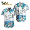 Detroit Lions Special Floral Tropical Team Spirit Hawaiian Shirt Detroit Lions Aloha Shirt 1