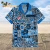 Detroit Lions Tapa Patterns Hawaiian Shirt NFL Aloha Shirt 1