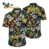 Green Bay Packers Flower Tiki Me Off Hawaiian Shirt Green Bay Packers Aloha Shirt 1