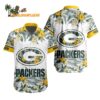 Green Bay Packers Special Floral Tropical Team Spirit Hawaiian Shirt Green Bay Packers Aloha Shirt 1
