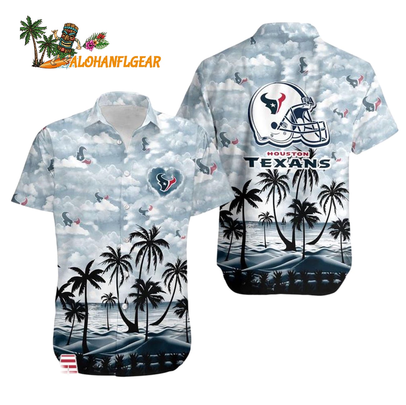 Houston Texans Coconut Palms Limited Edition Hawaiian Shirt, Houston Texans Aloha Shirt Houston Texans Coconut Palms Limited Edition Hawaiian Shirt, Houston Texans Aloha Shirt