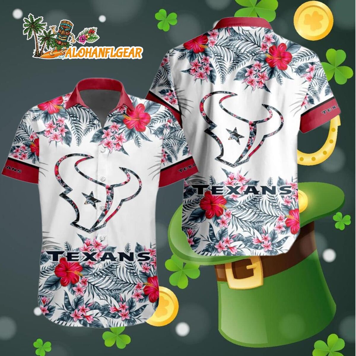 Houston Texans Special Floral Tropical Team Spirit Hawaiian Shirt Houston Texans Aloha Shirt 4 Houston Texans Special Floral Tropical Team Spirit Hawaiian Shirt Houston Texans Aloha Shirt 4
