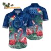 Indianapolis Colts Flamingo And Flower Hawaiian Shirt Indianapolis Colts Aloha Shirt 1