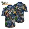Indianapolis Colts Flower Tiki Me Off Hawaiian Shirt Indianapolis Colts Aloha Shirt 1