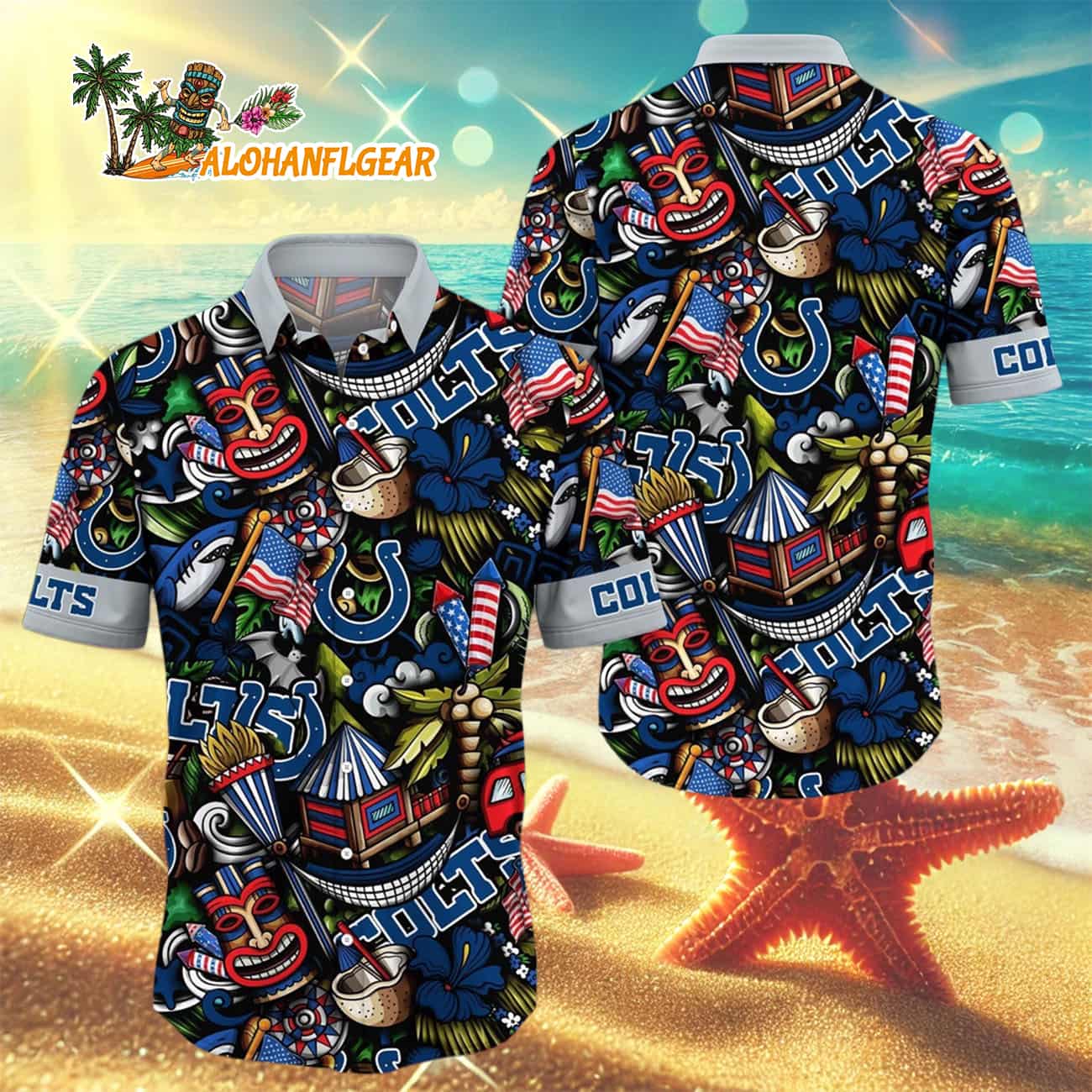 Indianapolis Colts Tiki Me Off Hawaiian Shirt, Indianapolis Colts Aloha Shirt Indianapolis Colts Tiki Me Off Hawaiian Shirt, Indianapolis Colts Aloha Shirt