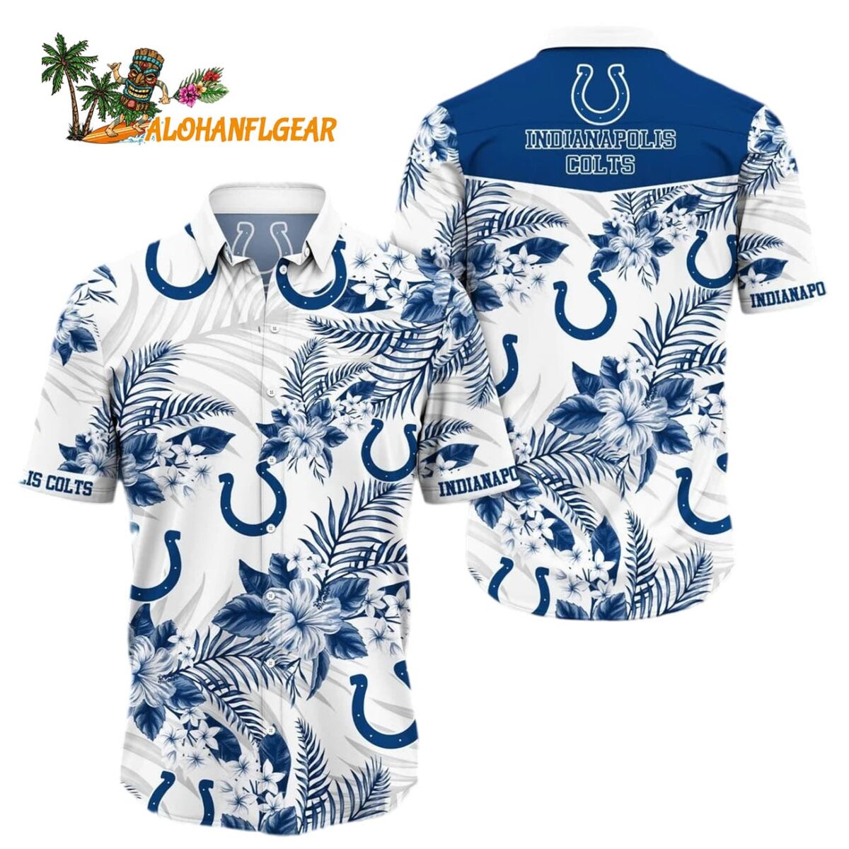 Indianapolis Colts Trending Hawaiian Shirt New Arrivals Indianapolis Colts Aloha Shirt 1