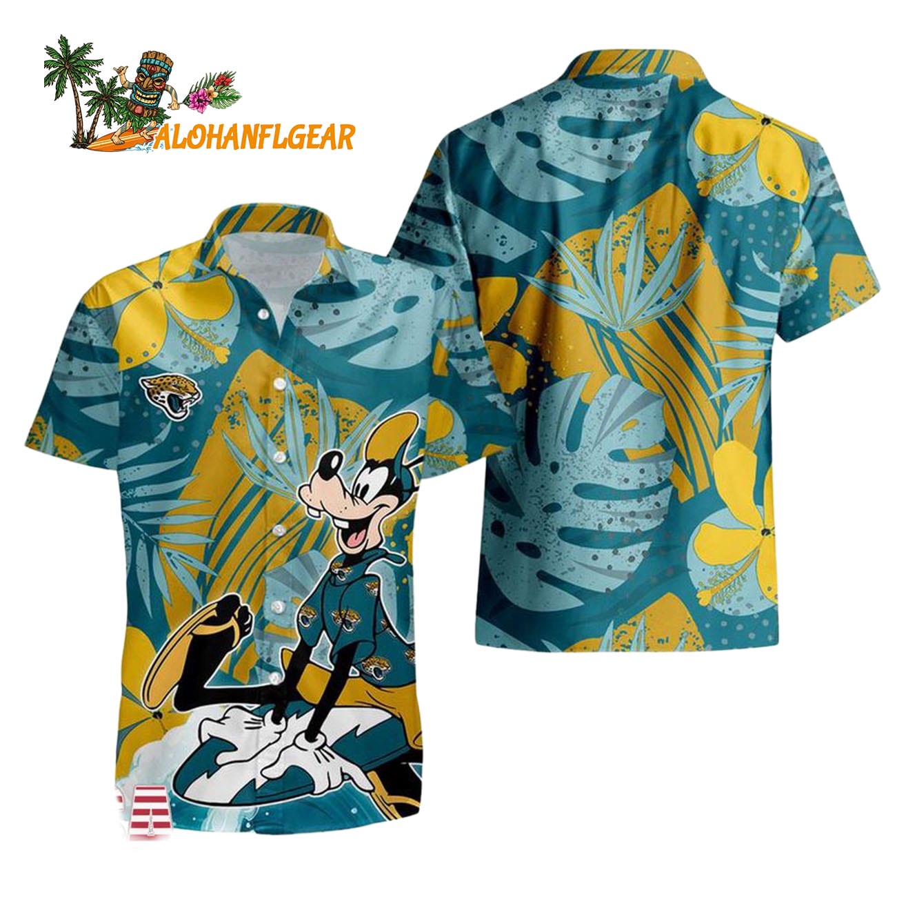 Jacksonville Jaguars Goofy Disney Limited Edition Hawaiian Shirt, Jacksonville Jaguars Aloha Shirt Jacksonville Jaguars Goofy Disney Limited Edition Hawaiian Shirt, Jacksonville Jaguars Aloha Shirt