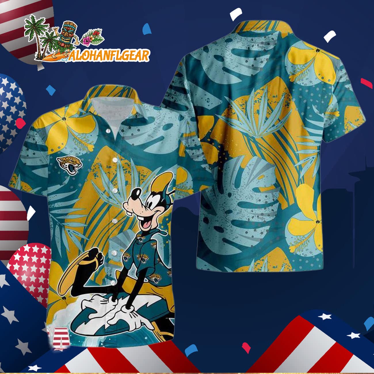 Jacksonville Jaguars Goofy Disney Limited Edition Hawaiian Shirt, Jacksonville Jaguars Aloha Shirt Jacksonville Jaguars Goofy Disney Limited Edition Hawaiian Shirt, Jacksonville Jaguars Aloha Shirt