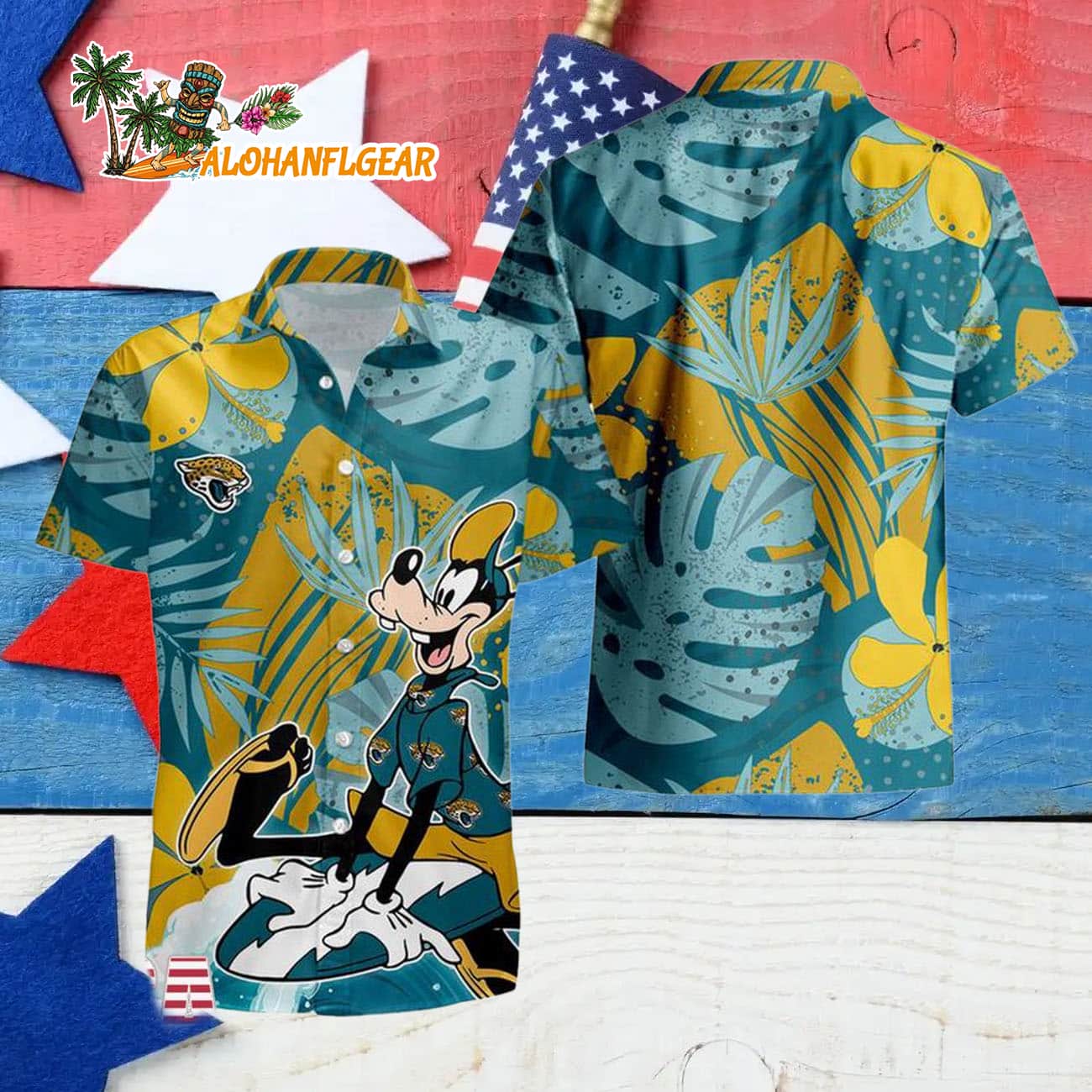 Jacksonville Jaguars Goofy Disney Limited Edition Hawaiian Shirt, Jacksonville Jaguars Aloha Shirt Jacksonville Jaguars Goofy Disney Limited Edition Hawaiian Shirt, Jacksonville Jaguars Aloha Shirt
