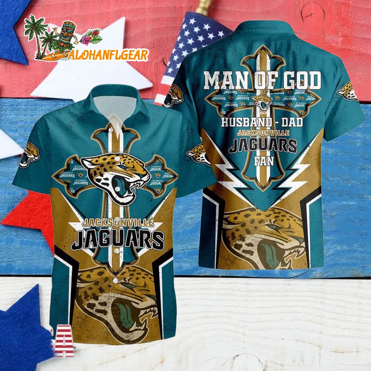 Jacksonville Jaguars Man Of God Gift For Fathers Day Hawaiian Shirt, Jacksonville Jaguars Aloha Shirt Jacksonville Jaguars Man Of God Gift For Fathers Day Hawaiian Shirt, Jacksonville Jaguars Aloha Shirt