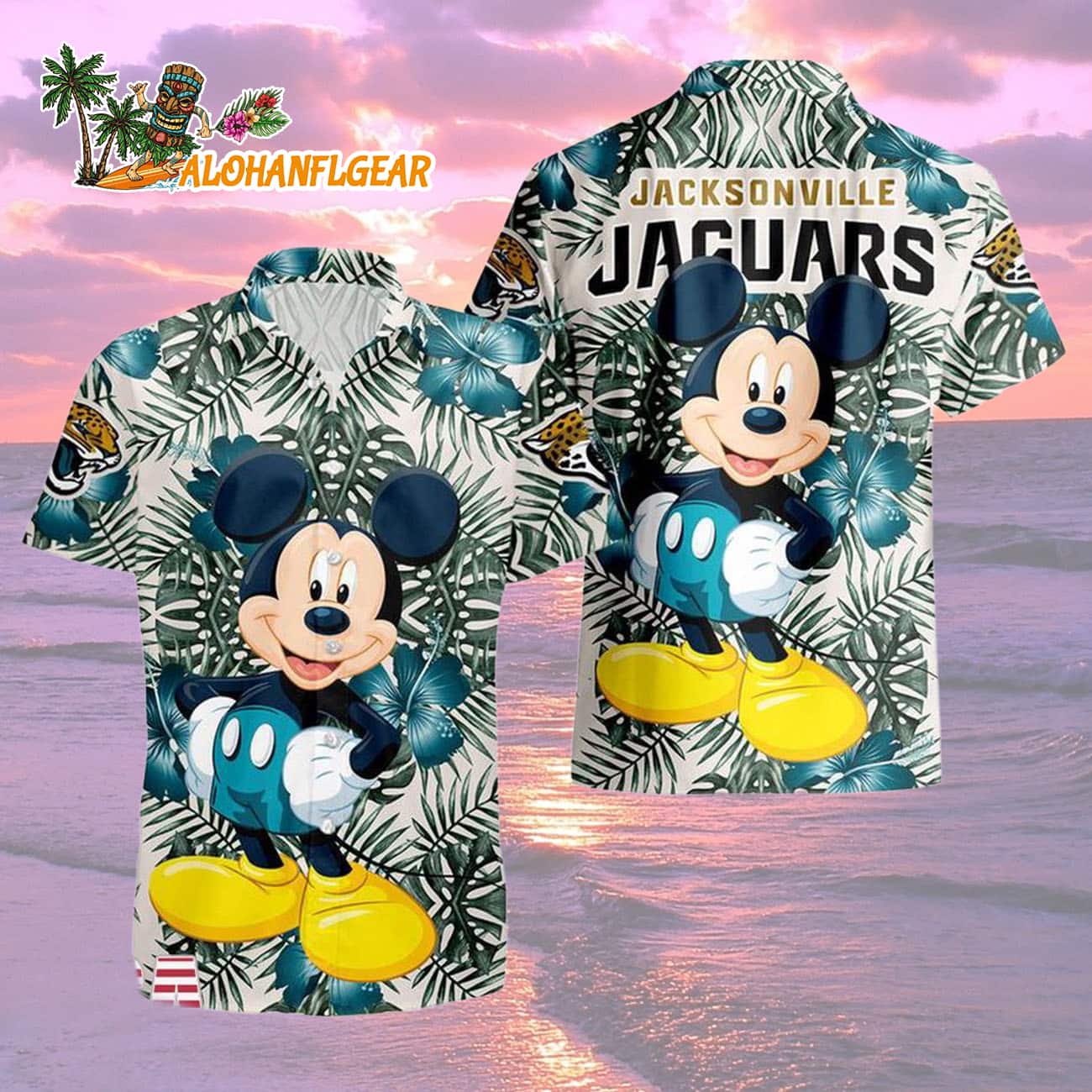 Jacksonville Jaguars Mickey Disney Limited Edition Hawaiian Shirt, Jacksonville Jaguars Aloha Shirt Jacksonville Jaguars Mickey Disney Limited Edition Hawaiian Shirt, Jacksonville Jaguars Aloha Shirt