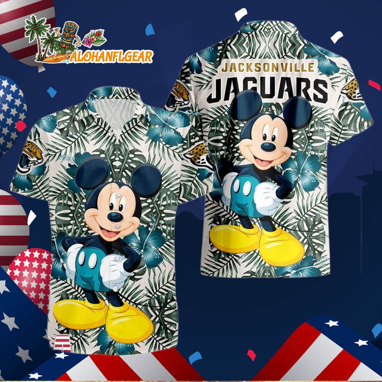 Jacksonville Jaguars Mickey Disney Limited Edition Hawaiian Shirt, Jacksonville Jaguars Aloha Shirt Jacksonville Jaguars Mickey Disney Limited Edition Hawaiian Shirt, Jacksonville Jaguars Aloha Shirt