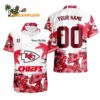 Kansas City Chiefs Hibiscus Flower Custom Name Hawaiian Shirt NFL Aloha Shirt 1
