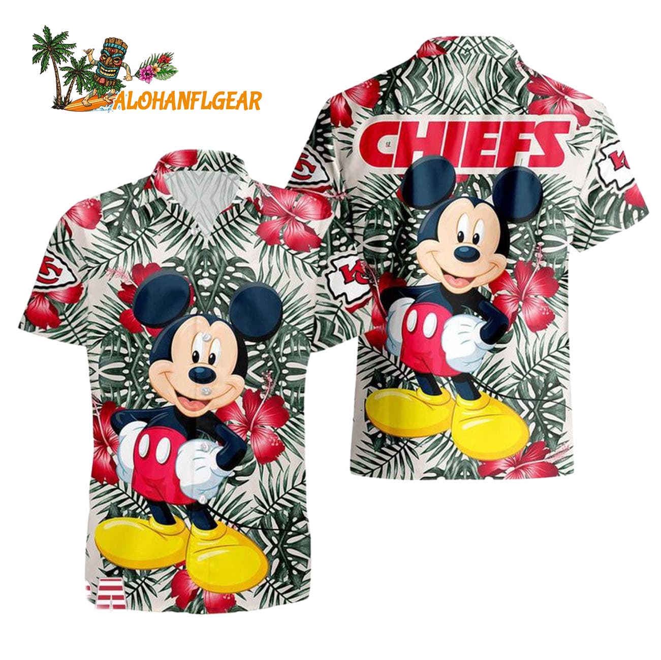 Kansas City Chiefs Mickey Disney Limited Edition Hawaiian Shirt, Kansas City Chiefs Aloha Shirt Kansas City Chiefs Mickey Disney Limited Edition Hawaiian Shirt, Kansas City Chiefs Aloha Shirt