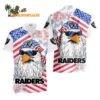 Las Vegas Raiders American Eagle Emblem Hawaiian Shirt Las Vegas Raiders Aloha Shirt 1