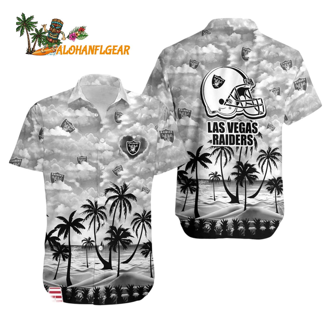 Las Vegas Raiders Coconut Palms Limited Edition Hawaiian Shirt, Las Vegas Raiders Aloha Shirt Las Vegas Raiders Coconut Palms Limited Edition Hawaiian Shirt, Las Vegas Raiders Aloha Shirt