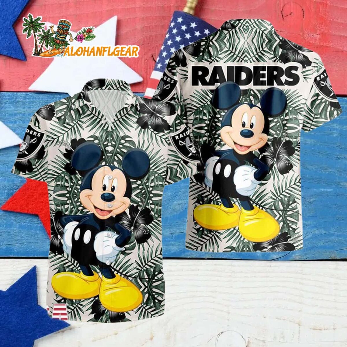 Las Vegas Raiders Mickey Disney Limited Edition Hawaiian Shirt Las Vegas Raiders Aloha Shirt 4 Las Vegas Raiders Mickey Disney Limited Edition Hawaiian Shirt Las Vegas Raiders Aloha Shirt 4