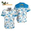 Los Angeles Chargers Coconut Logo Beach Hawaiian Shirt NFL Aloha Shirt 1