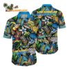 Los Angeles Chargers Flower Tiki Me Off Hawaiian Shirt Los Angeles Chargers Aloha Shirt 1