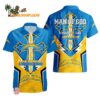 Los Angeles Chargers Man Of God Gift For Fathers Day Hawaiian Shirt Los Angeles Chargers Aloha Shirt 1