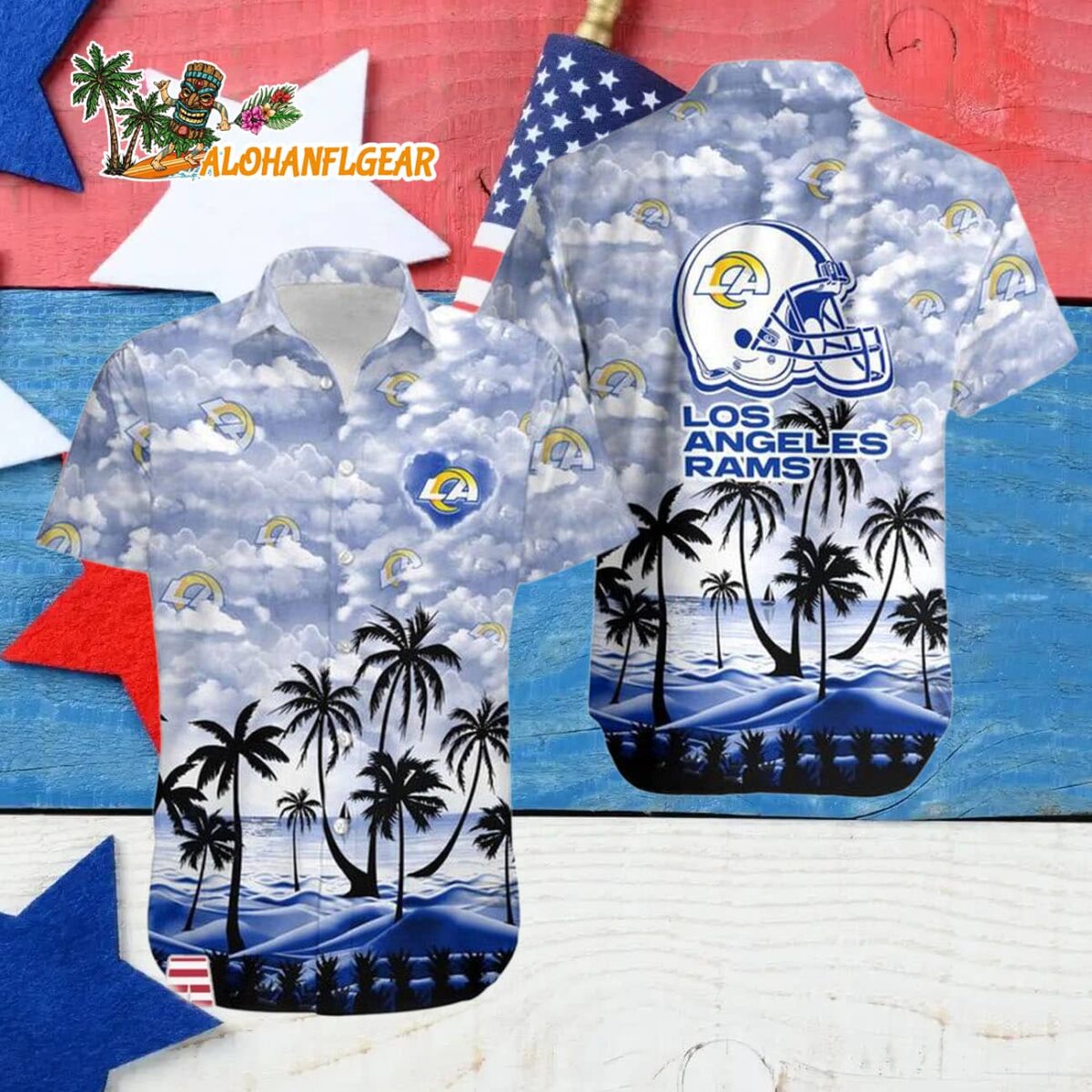 Los Angeles Rams Coconut Palms Limited Edition Hawaiian Shirt Los Angeles Rams Aloha Shirt 4 Los Angeles Rams Coconut Palms Limited Edition Hawaiian Shirt Los Angeles Rams Aloha Shirt 4