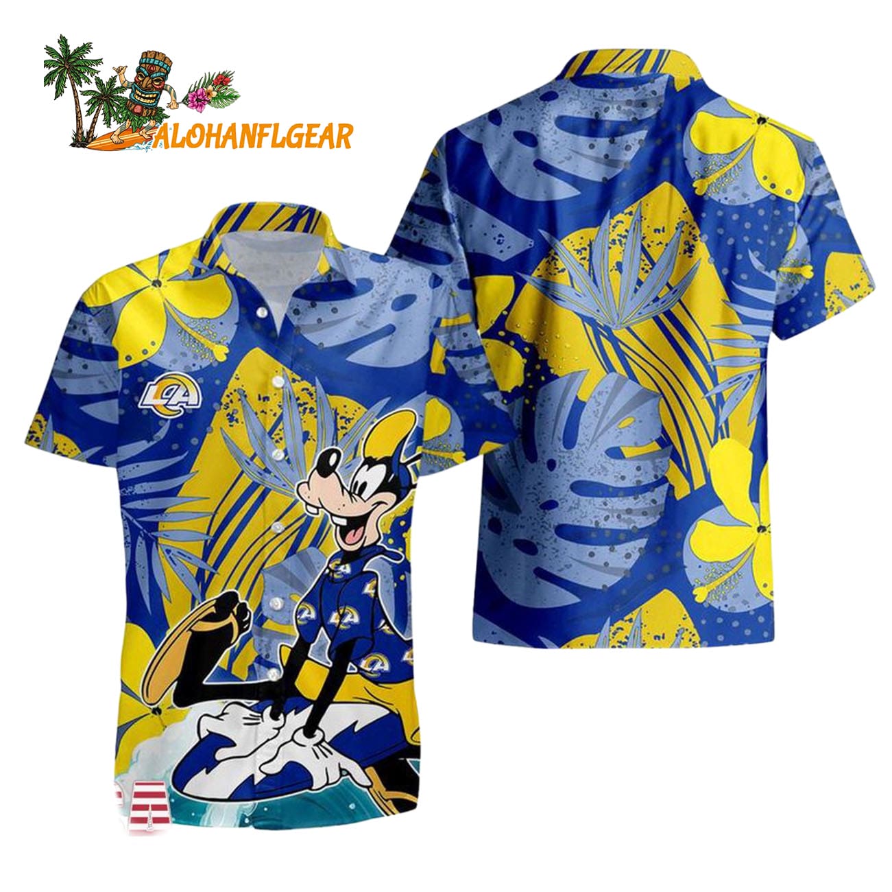 Los Angeles Rams Goofy Disney Limited Edition Hawaiian Shirt, Los Angeles Rams Aloha Shirt Los Angeles Rams Goofy Disney Limited Edition Hawaiian Shirt, Los Angeles Rams Aloha Shirt