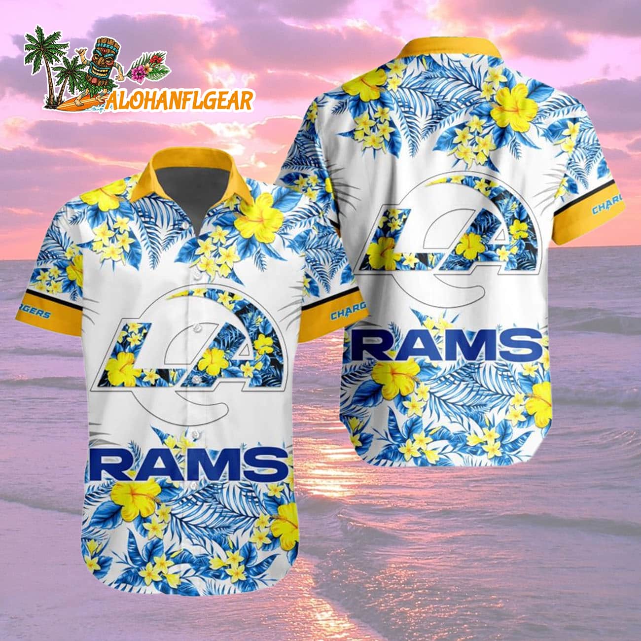 Los Angeles Rams Special Floral Tropical Team Spirit Hawaiian Shirt, Los Angeles Rams Aloha Shirt Los Angeles Rams Special Floral Tropical Team Spirit Hawaiian Shirt, Los Angeles Rams Aloha Shirt